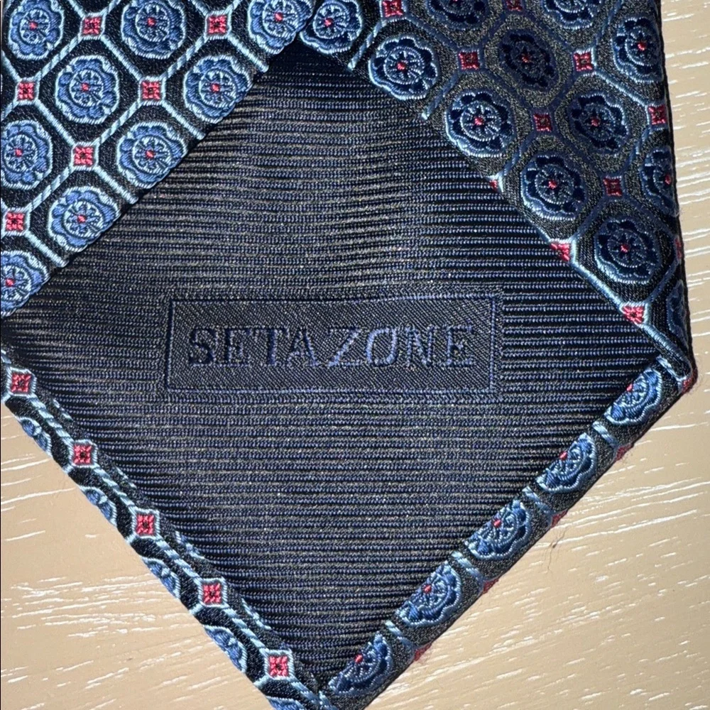 SETAZONE Blue Patterned Men's Neck Tie